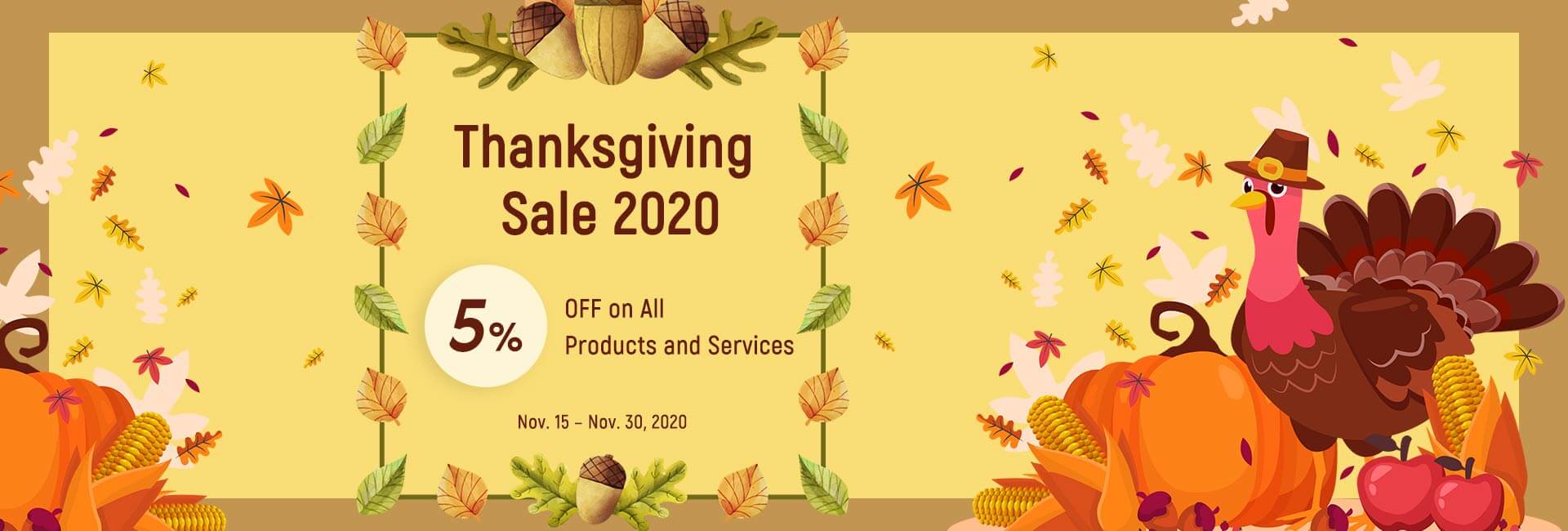 Thanksgiving Sale 2020