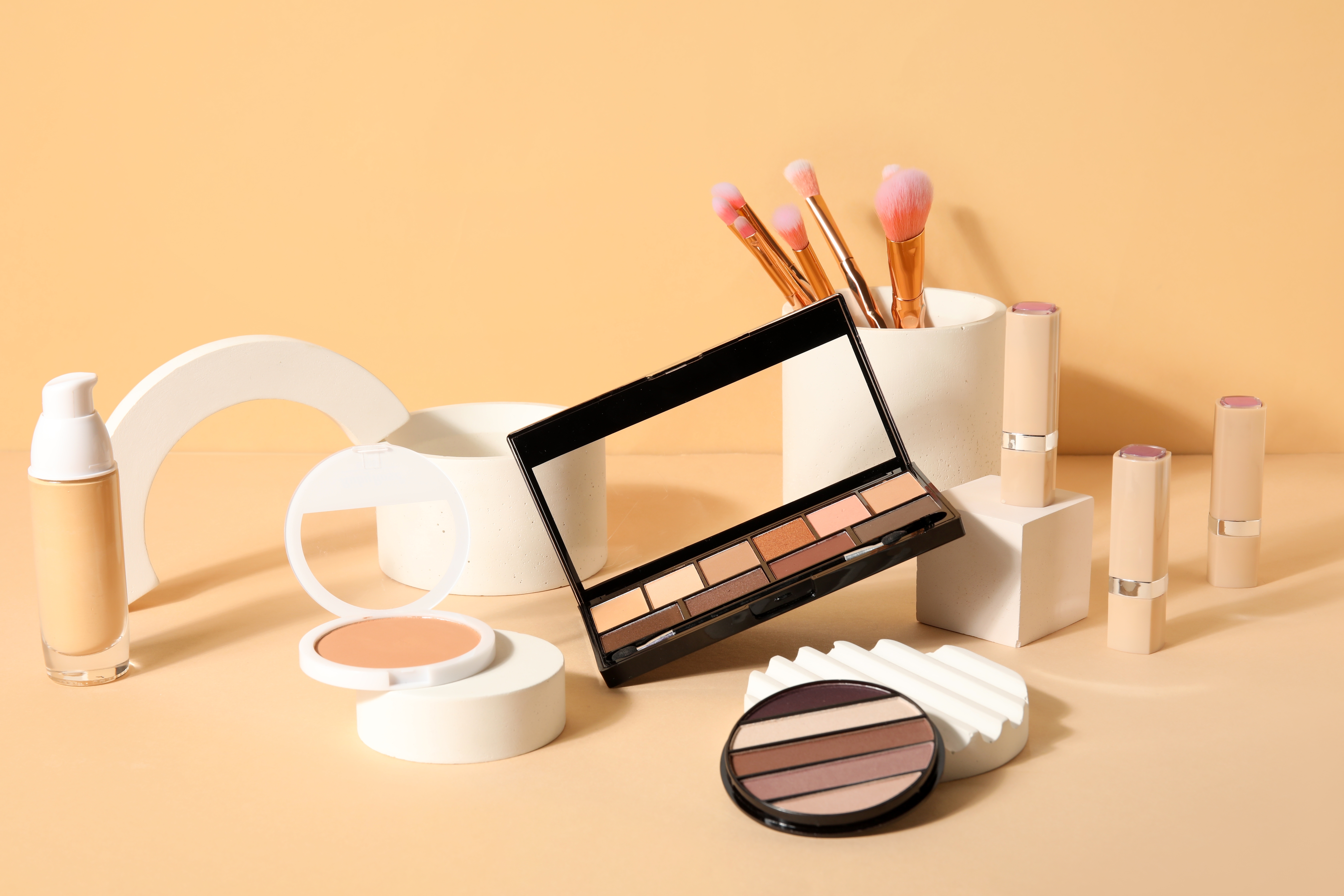 Integrating liposomes into makeup products.