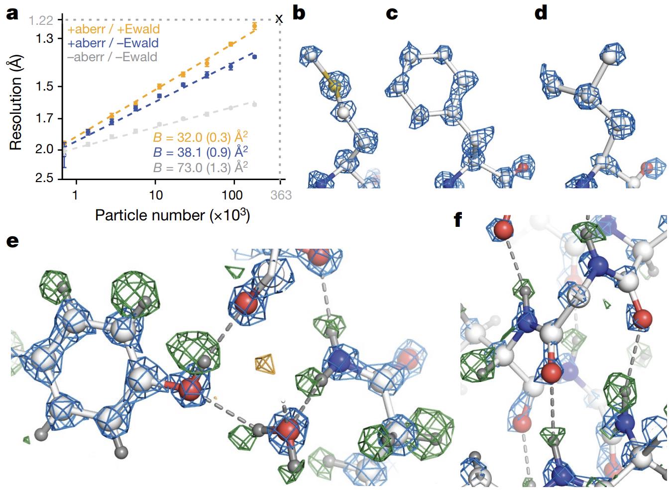 Cryo-EM reconstruction of apoferritin.